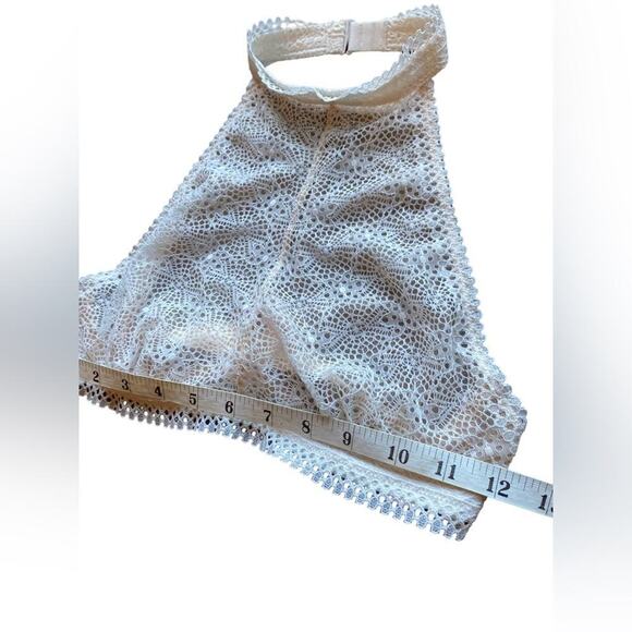 Victoria's Secret High Neck Halter Lace Bralette Size Small - Picture 6 of 11